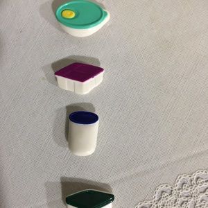 Button covers by Tupperware